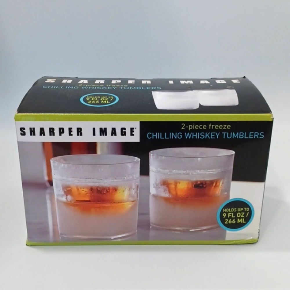 Sharper Image Chilling Whiskey Tumblers